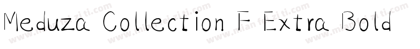 Meduza Collection F Extra Bold 斜体文本字体转换
